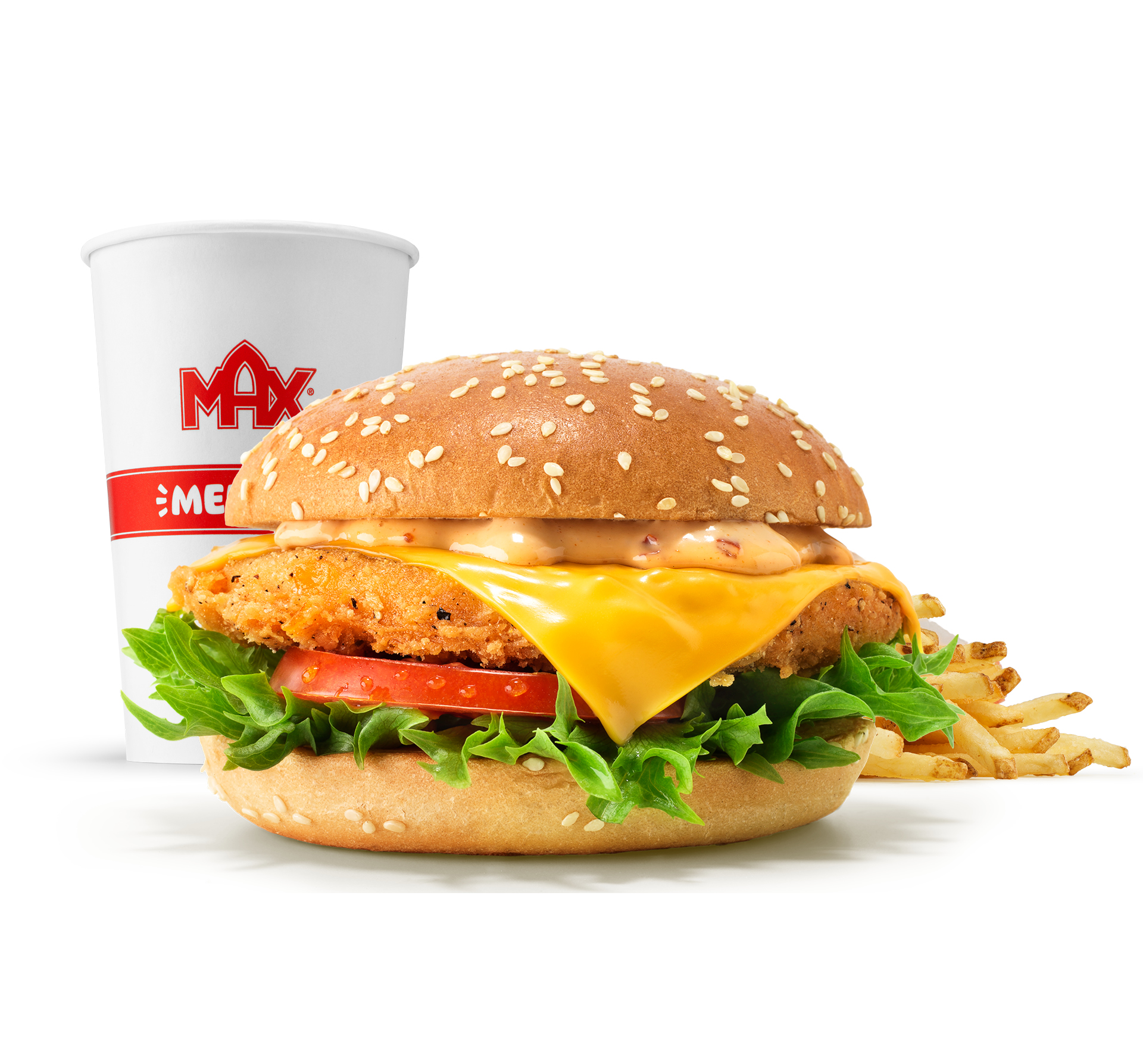 Crispy Chicken 'n' Cheese-meny​