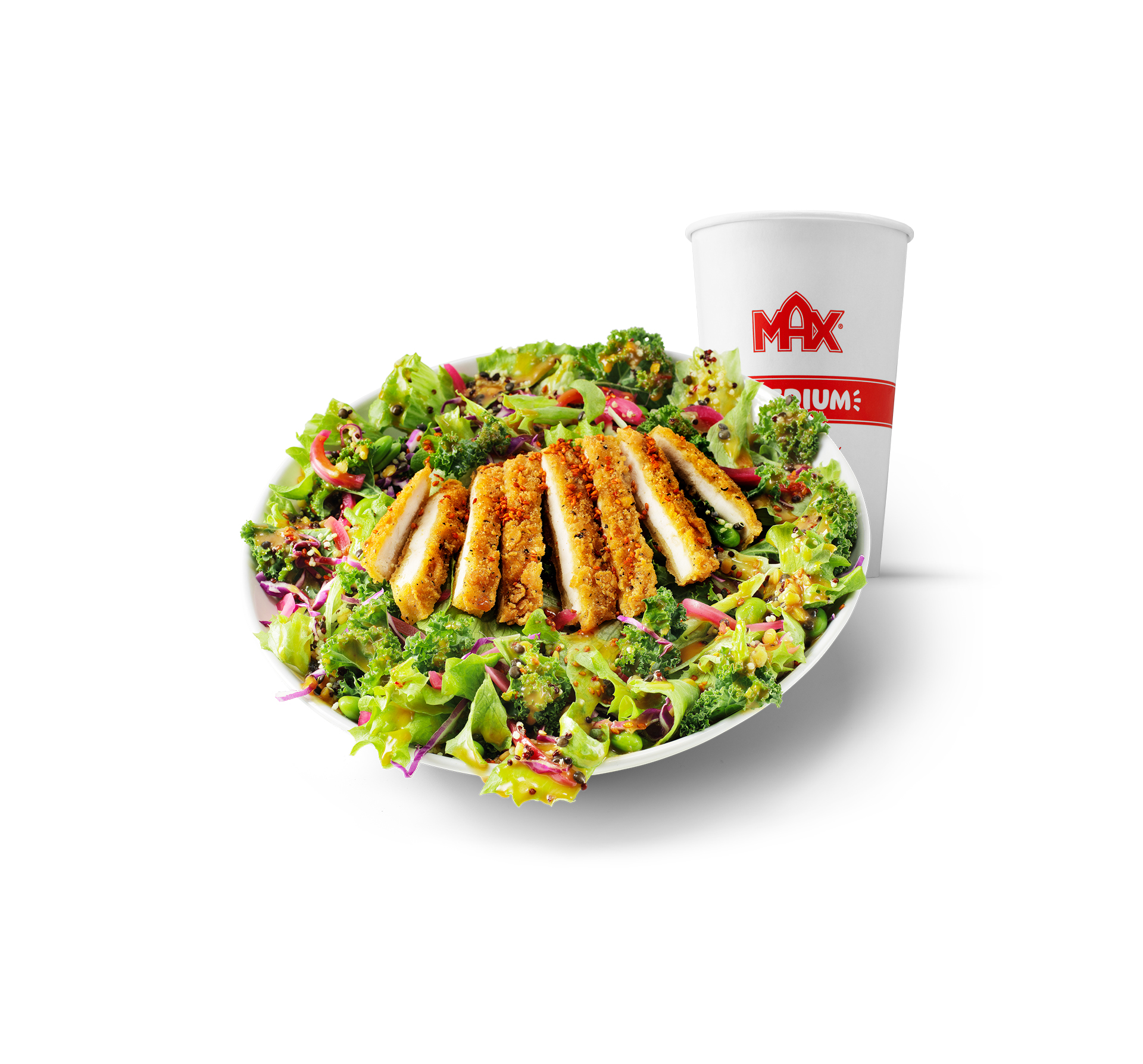 Sesame & Ginger Salad-meny