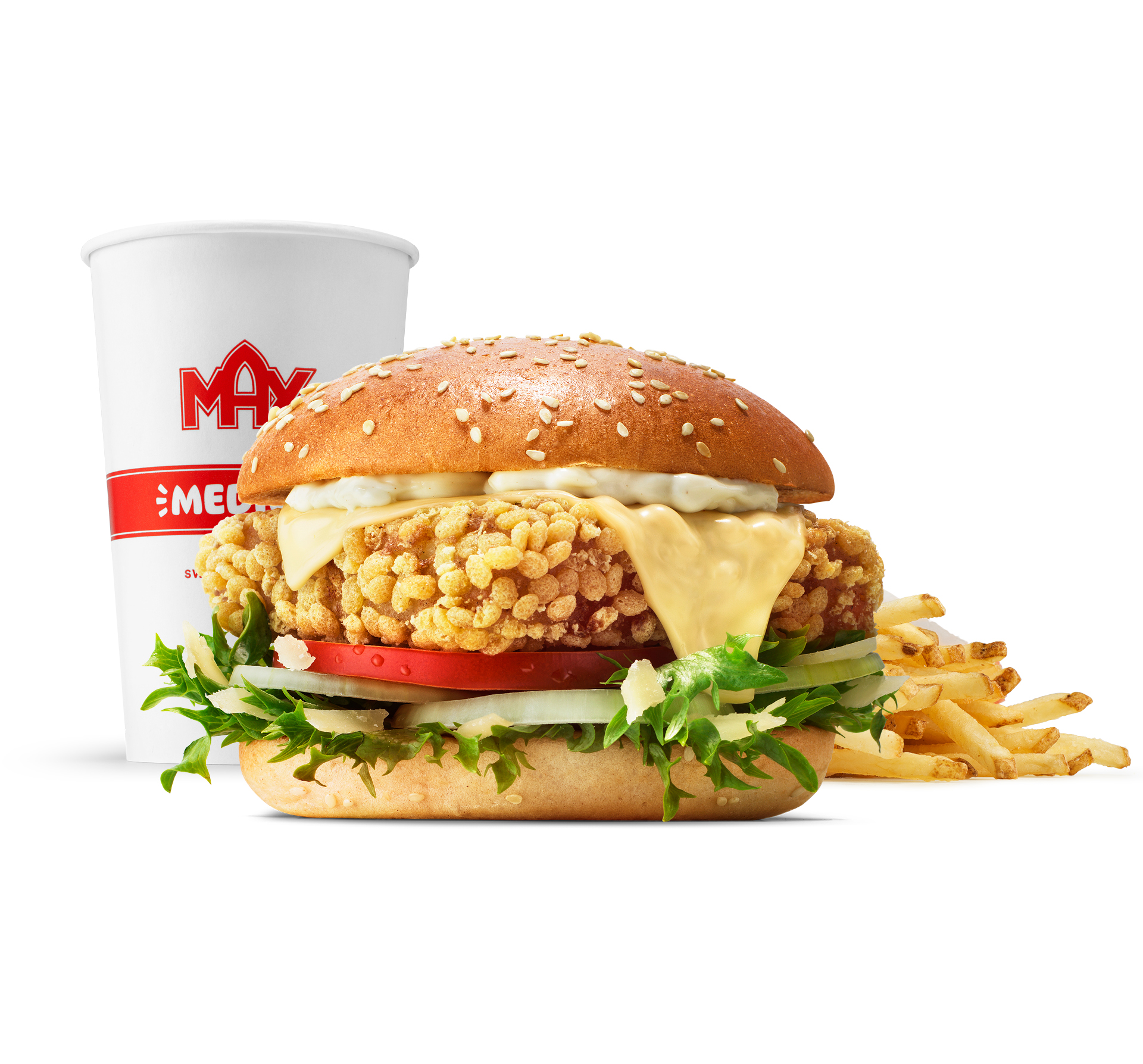 Fish Deluxe Parmesan meny